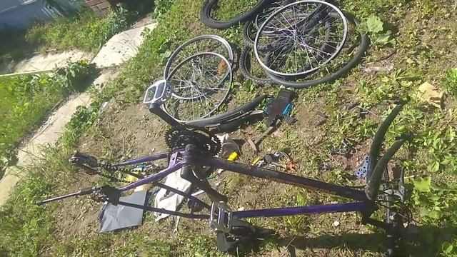 Восстановления велосипеда,(убираем 8,меняем тормоза,красим)