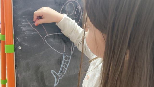 рисуем вместе с детьми общую картину #рисование смотреть онлайн