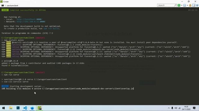 Authentification avec Laravel Sanctum, Vuex et Vue CLI смотреть онлайн