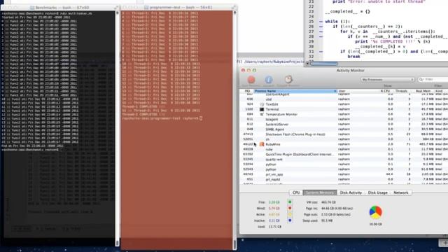 Python Uses Real OS Threads but Ruby Does NOT !!! смотреть онлайн