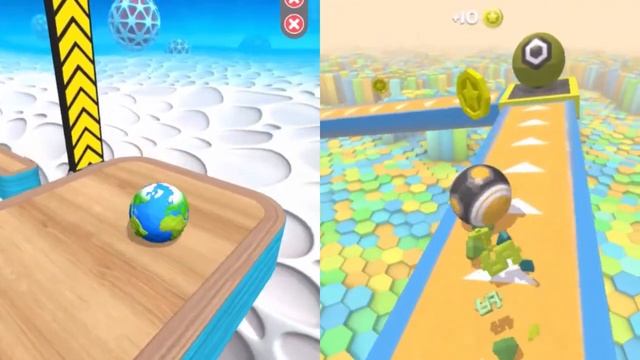 ?Going Ball VS Action Ball | Walkthrough | Android Gameplay |