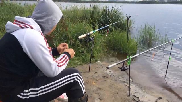 Рыбалка. Лахтинский разлив. Ждем поклевку))