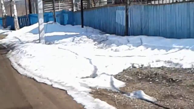 Прогулка до берега реки Белая. Ледоход начнётся скоро. смотреть онлайн