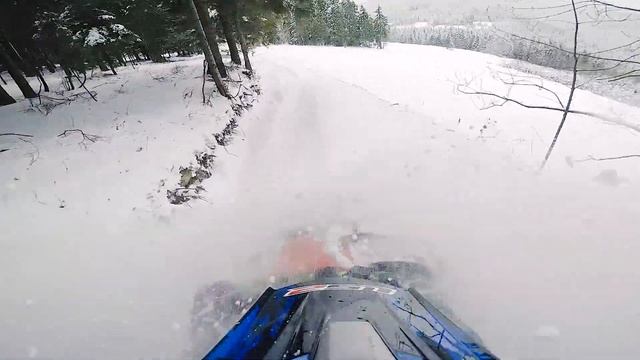 WINTER IN FOREST - Suzuki Kingquad 700 смотреть онлайн