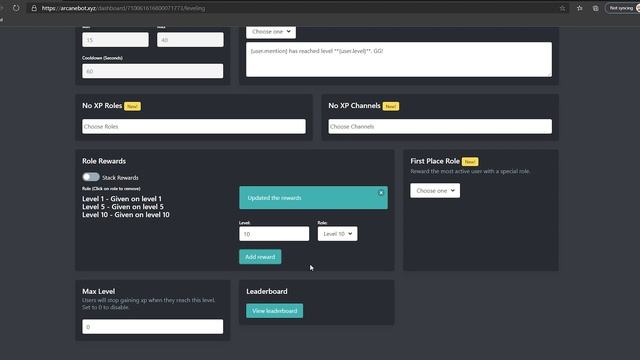 Discord Level Up Roles Tutorial with Arcane Bot смотреть онлайн