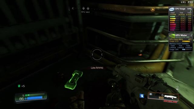 Doom Vulkan Update - 1080p Nightmare - i7 4770K GTX 1080 FE смотреть онлайн