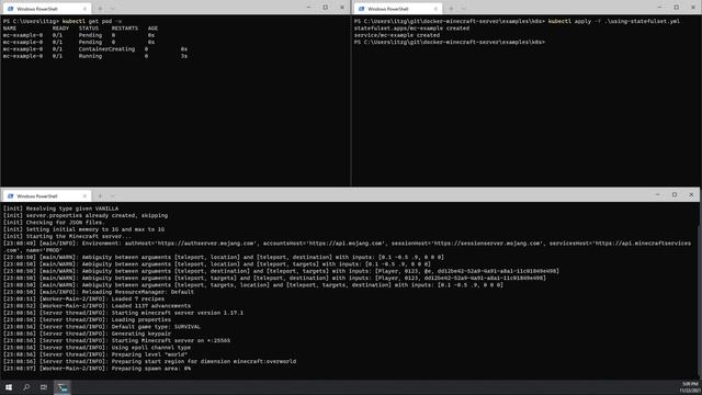 Watching kubernetes readiness probe of minecraft server смотреть онлайн