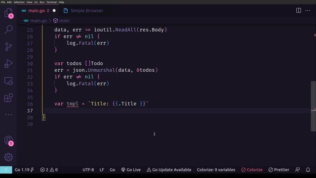 Text Template em Go #golang смотреть онлайн
