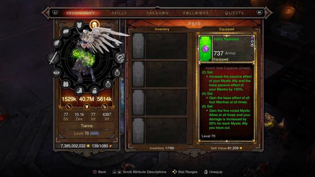 Diablo III: Reaper of Souls Inna's Set Monk смотреть онлайн