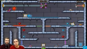 БолтушкА и ПРоХоДиМеЦ Спешат на ПОМОЩЬ Огню и Воде! #242 - игра Огонь и Вода 3