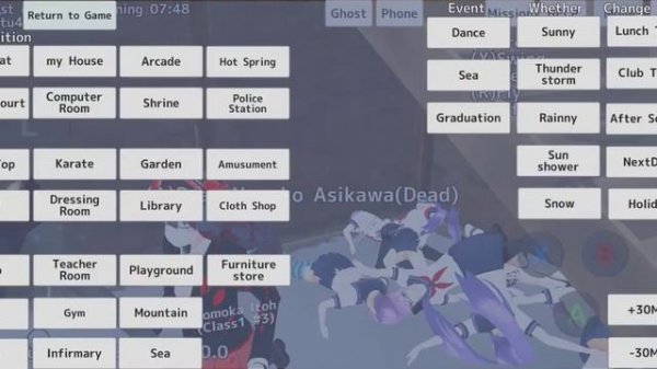 Killing people that have purple/violet hair |School Girls Simulator