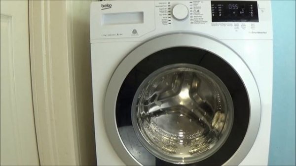 Experiment, cleaning t-shirt with ketchup stains in a washing machine BEKO WMY 71483 LMB2 film #178