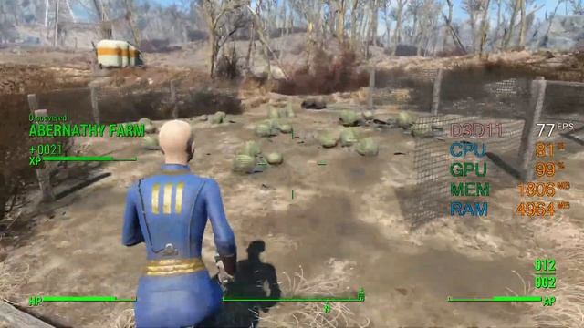 GeForce GTX 1060 6GB -- Intel Pentium Gold G5400 -- Fallout 4 Benchmark смотреть онлайн