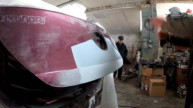 Стапельные работы. Правильная покраска авто. смотреть онлайн