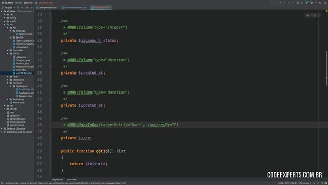 Symfony/Doctrine - Criando Entidade | Pedidos do Usuário #symfony #doctrine смотреть онлайн