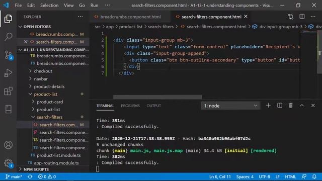 A1-12-6 | Add components HTML from bootstrap | Getting Started with Angular | Pankaj Parkar смотреть онлайн