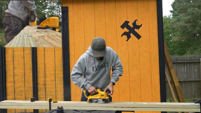 Новинка DeWALT DCW220 - ленточная шлифовальная машина на аккумуляторе обзор и тест смотреть онлайн