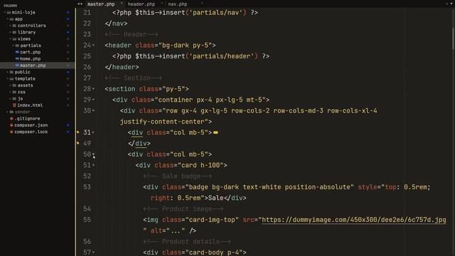 Como criar uma Mini Loja com PHP | Adaptando template de uma loja | Aula 03 смотреть онлайн