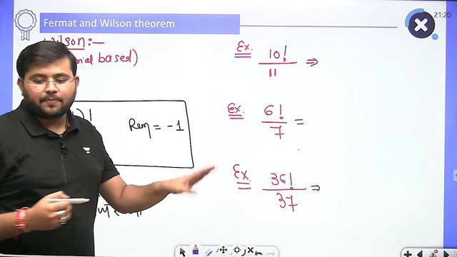 🔥🔥Remainder(शेषफल) Fermet & Wilson Theorem explained by sahil sir смотреть онлайн