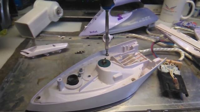 Как разобрать и отремонтировать утюг Tefal смотреть онлайн