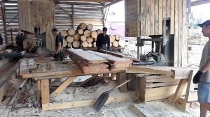 Китайская ленточная пилорама с широкой лентой pilam.ru buy a machine from China