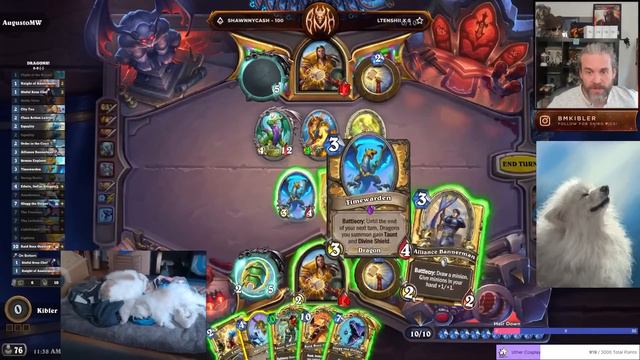 (Hearthstone) Dueling Dragons - Paladin Heroic Brawl! смотреть онлайн