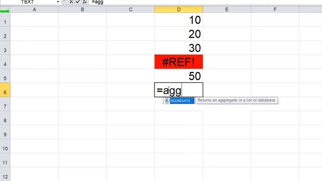 How to use Excel application functions with a range of cells contains errors. смотреть онлайн