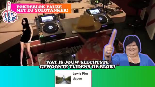 #FokDeBlok Pauze (90's) - DJ YOLOTANKER (live bij Studio Brussel) смотреть онлайн