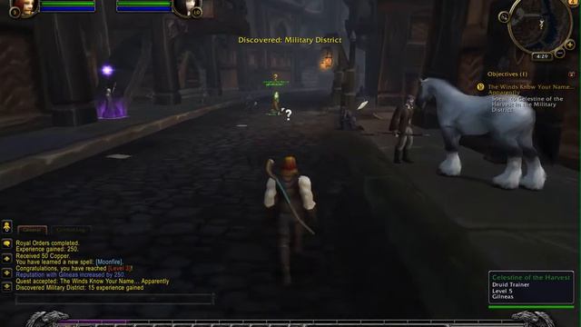 Lets become a Worgen, World Of Warcraft Walkthrough, Worgen Druid, Part 1 смотреть онлайн