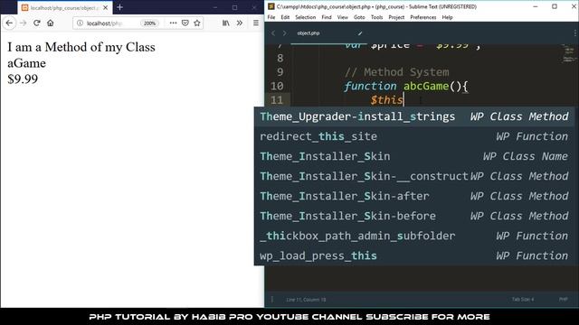 Object - PHP Tutorial Bangla [Part 05] смотреть онлайн