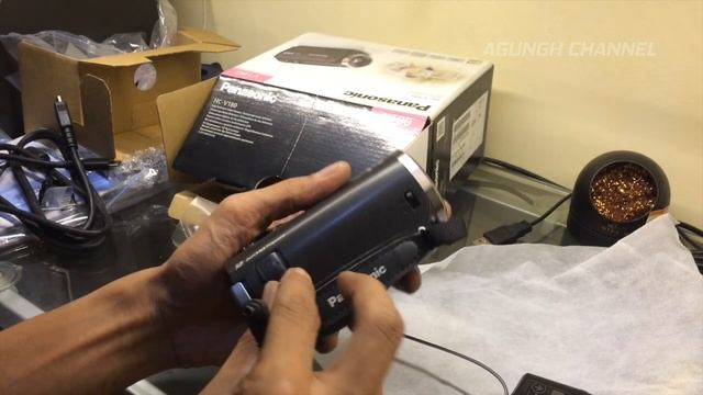 Unboxing Camcorder Handycam Panasonic HC - V180 смотреть онлайн
