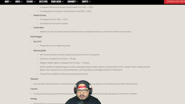 Apex Legends Season 14 Patch Notes (Nerfs and Buffs) смотреть онлайн