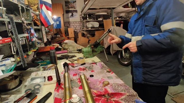 Сборка вилки питбайка. смотреть онлайн