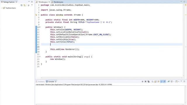 2D Java Game Development | Displaying A Window & Tracking Keys | Ep. 1 смотреть онлайн