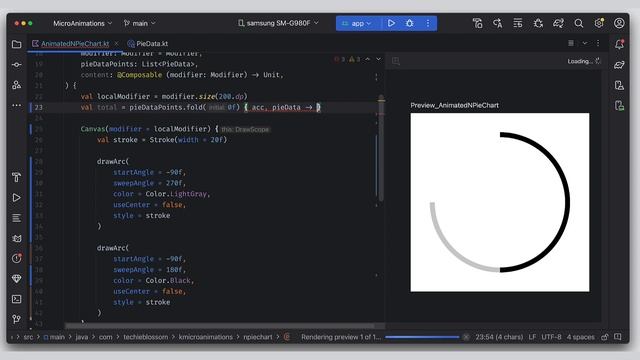 How difficult is it to animate a Pie-chart in Jetpack Compose | Learn in easy steps смотреть онлайн
