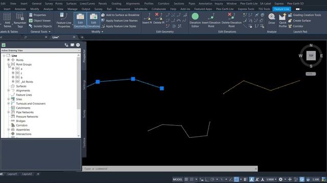 Create Point at Feature Line 3d Polyline and 2d Polyline (By Using Auto Lisp) смотреть онлайн
