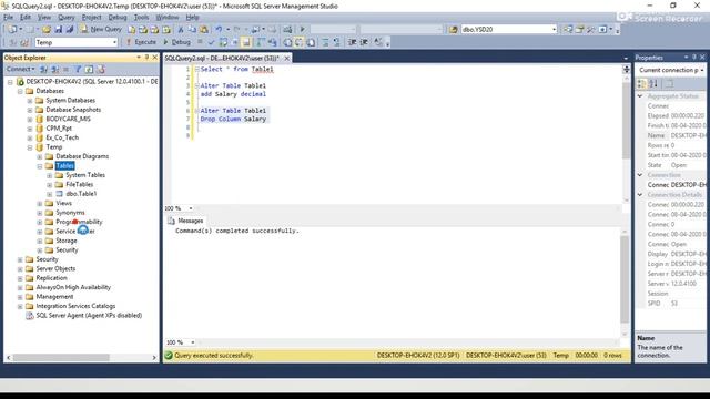 #13 How to Use Drop Database,Table and Column in SQL Query смотреть онлайн