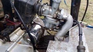 Мотороллер Муравей с двигателем от мопеда Альфа Дельта 125 кубов. Как всё устроено