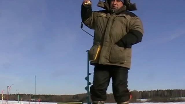 Зимняя блесна. Часть 4 - ловля «Питерской» удочкой смотреть онлайн