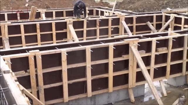 МОНОЛИТНЫЙ ЛЕНТОЧНЫЙ ФУНДАМЕНТ С ПОДВАЛОМ смотреть онлайн