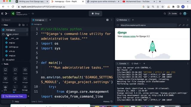 4 - Django Framework structure смотреть онлайн