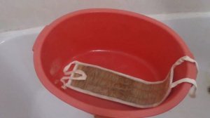 Как запарить новую мочалку из лыка