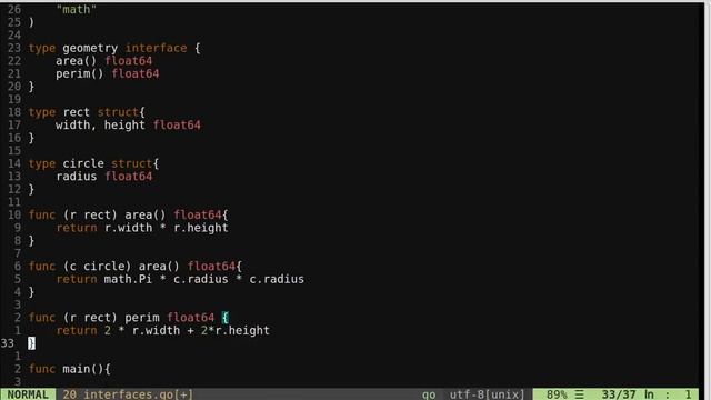 Interfaces - Go Lang Programming Tutorial: Part 20 смотреть онлайн