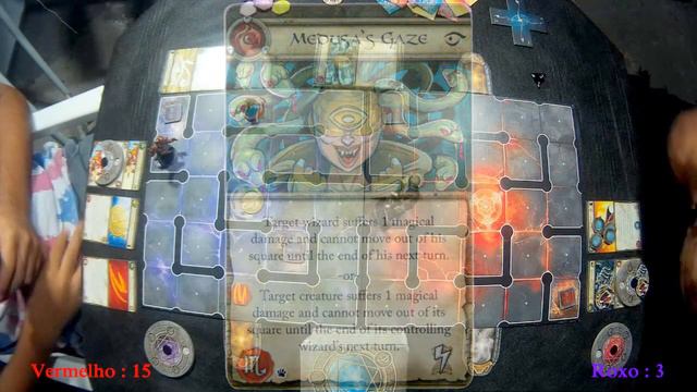 Wiz War | Gameplay com as expansões Malefic Curses e Bestial Forces por Tabuleiros BR смотреть онлайн