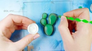 Салфетница Кактусы Суккуленты из полимерной глины | лепка из полимерной глины  | уроки лепки