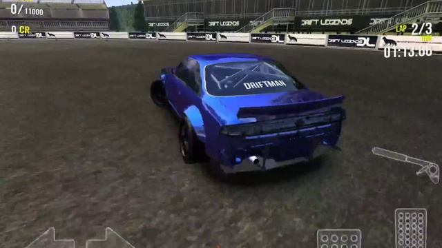 Drift Legends gameplay | Nissan S14 Rocket Bunny drifting at figure 8 track смотреть онлайн