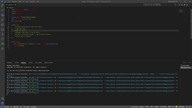 Discord Rich Presence using python смотреть онлайн