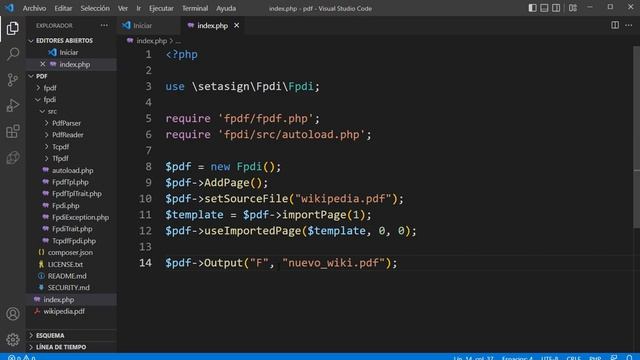 Unir y dividir archivos PDF con PHP смотреть онлайн