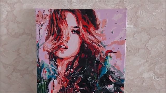 Картина по номерам "Девушка - Лето" готова!!! ??? смотреть онлайн