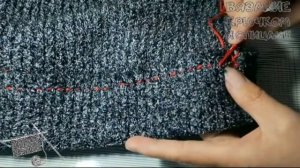 Как не разрезая красиво укоротить свитер